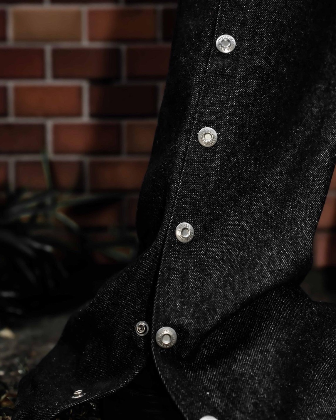 Side snap bell-bottom denim【Indigo】 | SHIKITARI - パンツ