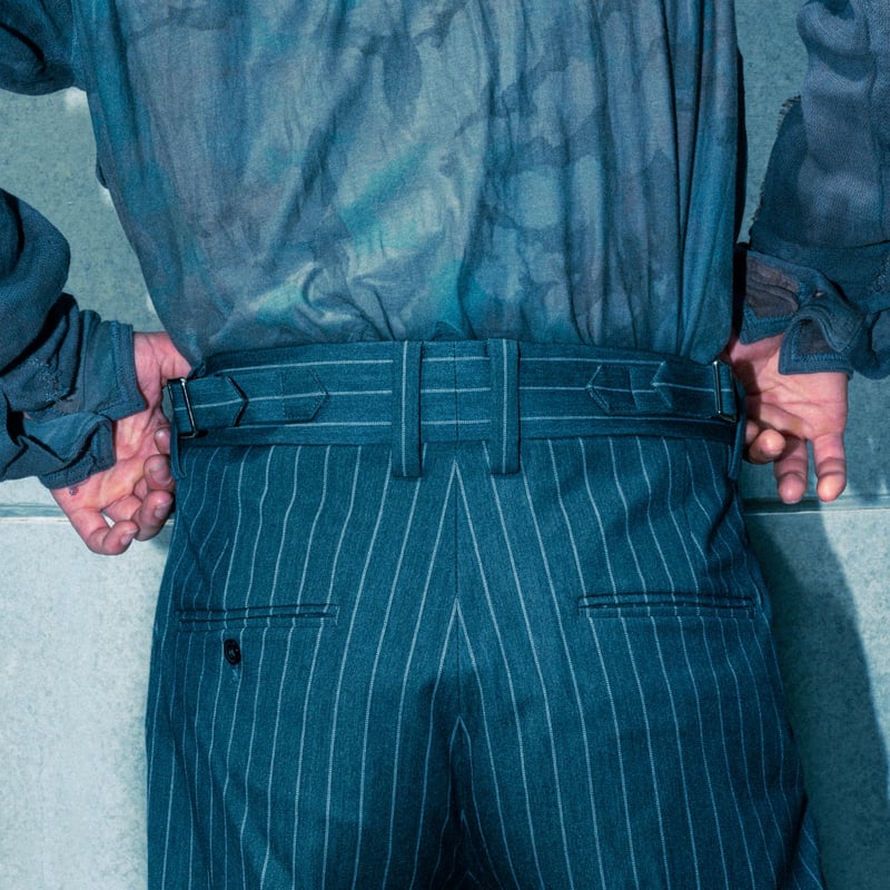 STRIPE FLARE SLACKS【BLACK】 | SHIKITARI STRIPE FLARE SLACKS【BLACK】 | SHIKITARI