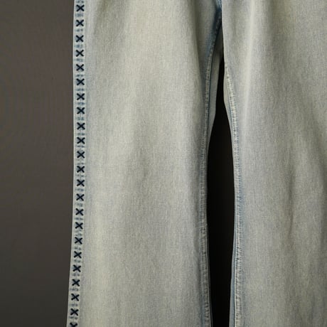 SIDE STITCH DENIM【BLUE】
