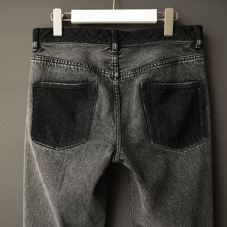 SIDE STITCH DENIM【BLACK】