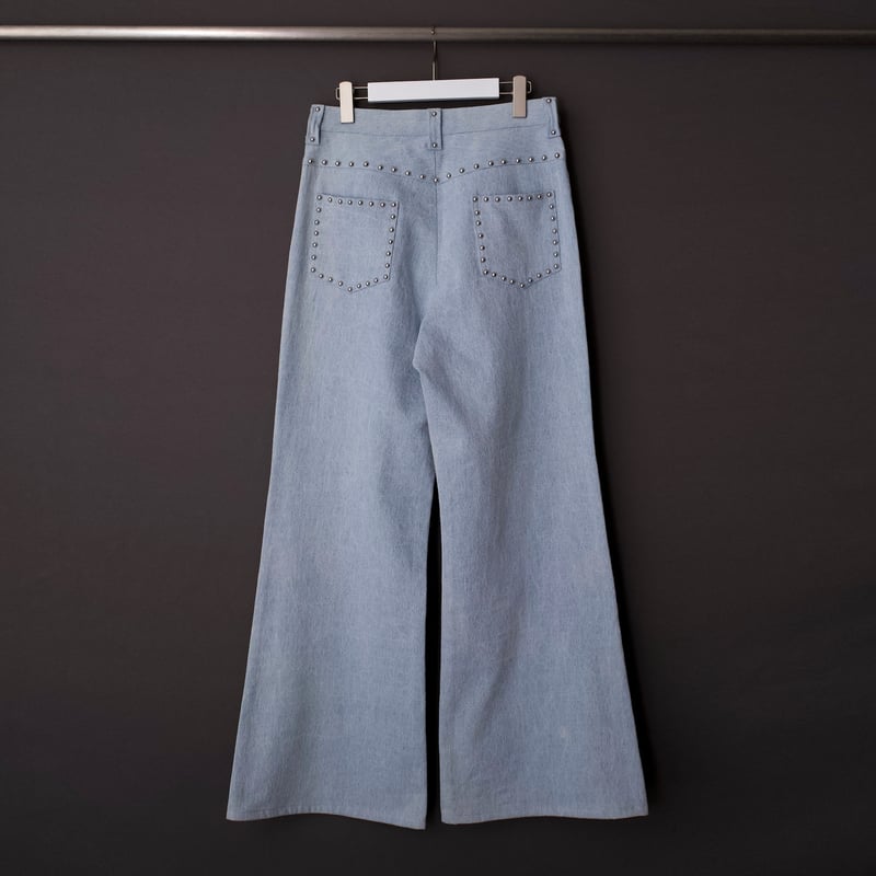 ODOR Cris studded pants デニム odor Cris studded pants - メルカリ