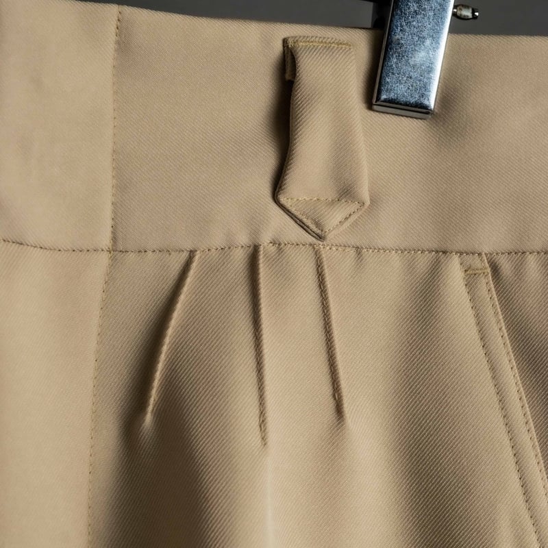 PINTUCK MEGA FLARE SLACKS 【BEIGE】 | SHIKITARI PINTUCK MEGA FLARE SLACKS 【BEIGE】 | SHIKITARI
