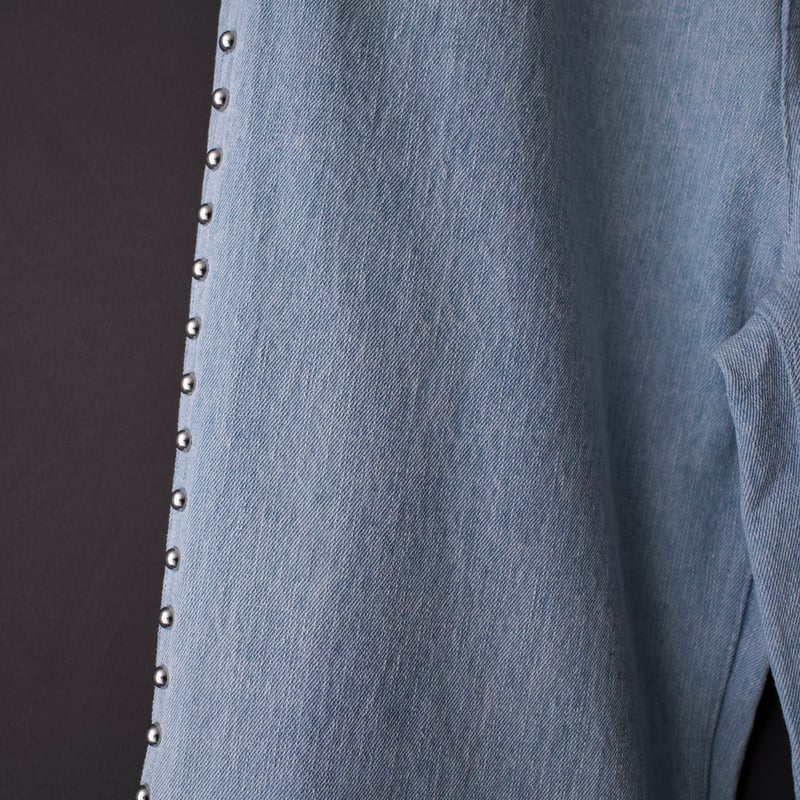 Shikitari スタッズ デニム パンツ STUDDED DENIM PANTS【BLUE】 | SHIKITARI