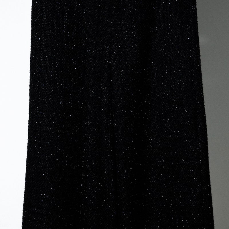 SPARKLE LAME TWEED PANTS【BLACK】 | SHIKITARI SPARKLE LAME TWEED PANTS【BLACK】 | SHIKITARI