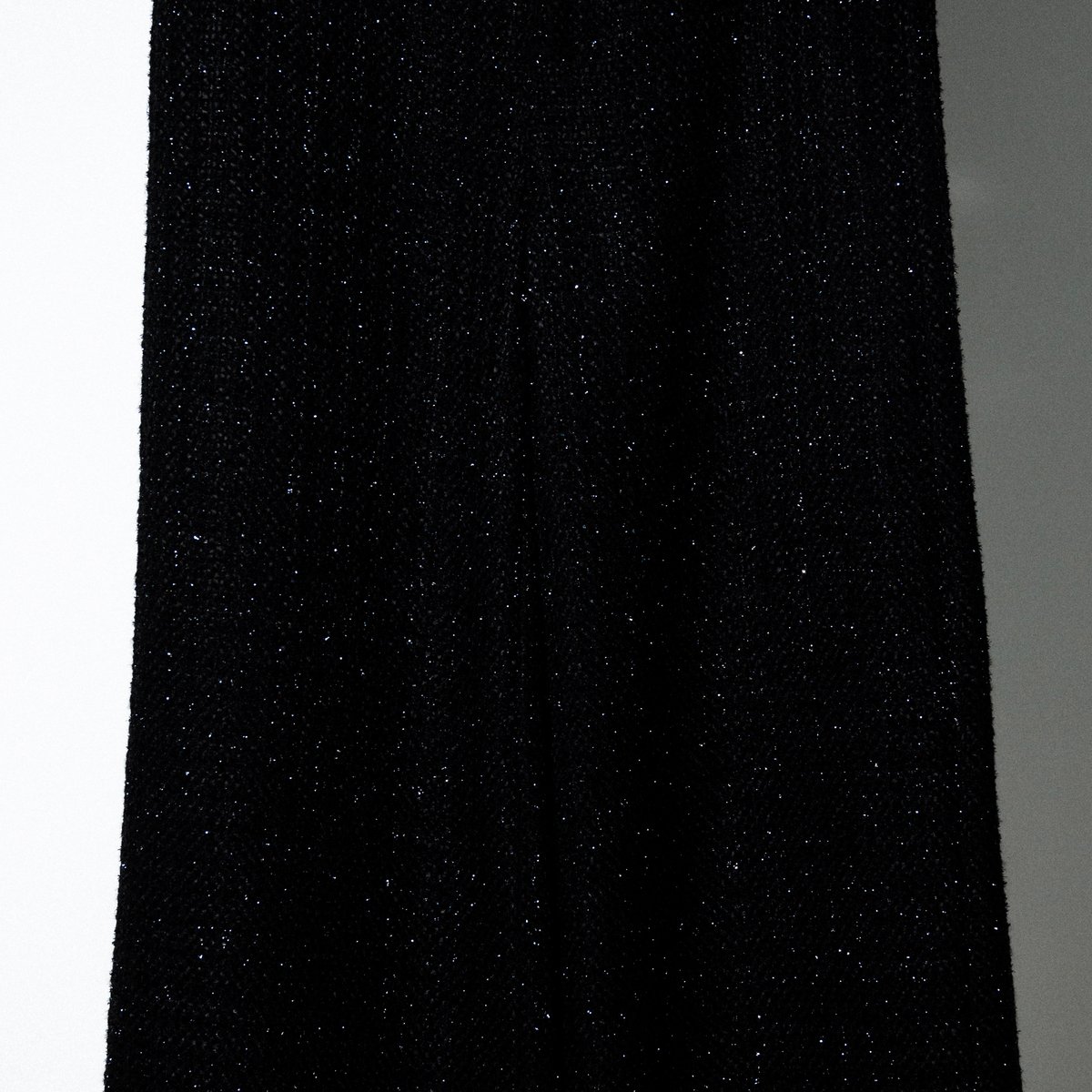 SPARKLE LAME TWEED PANTS【BLACK】 | SHIKITARI