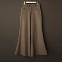 WIDE VOLUME HERRINGBONE PANTS【BEIGE】