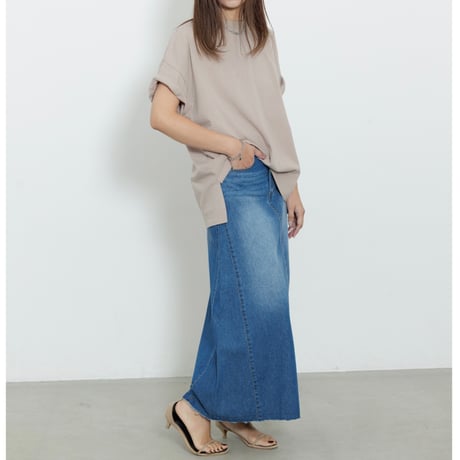 袖ロールアップオーバーシルエットTEE