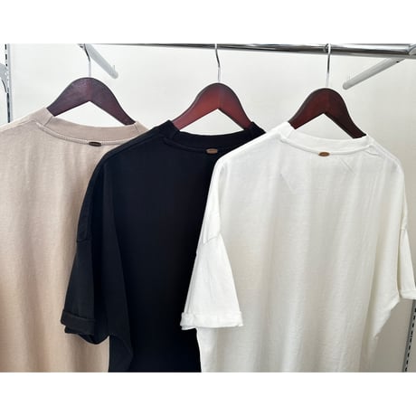袖ロールアップオーバーシルエットTEE