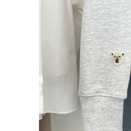 L'OURS POLAIRE ET BLEU ロゴスウェット