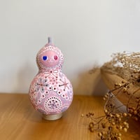 ひょうたんランプ　猫とお花 ひょうたんランプ 猫とお花