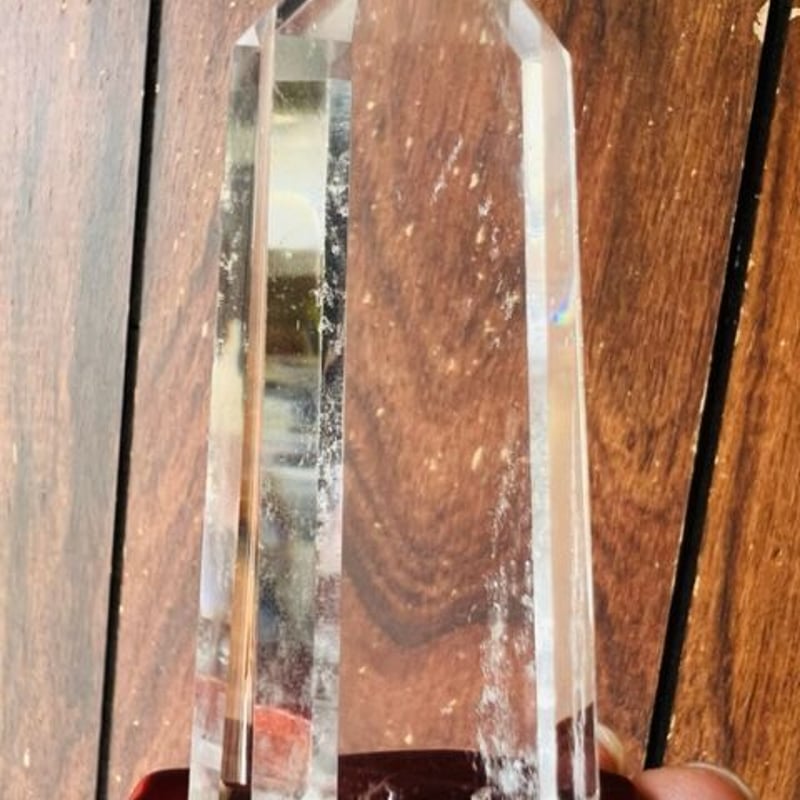 ◇クリスタル水晶六角柱【A】台座付き(PC9) | 天然石と雑貨の ◇クリスタル水晶六角柱【A】台座付き(PC9) | 天然石と雑貨の