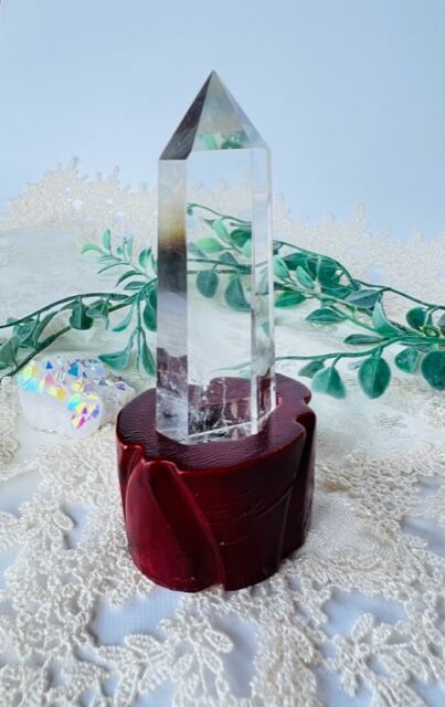 ◇クリスタル水晶六角柱【A】台座付き(PC9) | 天然石と雑貨の ◇クリスタル水晶六角柱【A】台座付き(PC9) | 天然石と雑貨の