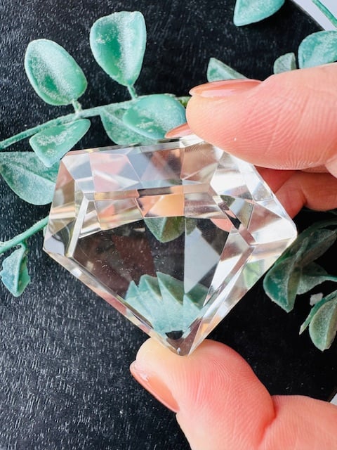 希少 天然水晶石 『天使と悪魔の少女』 ダイヤモンドアート 160×90cm