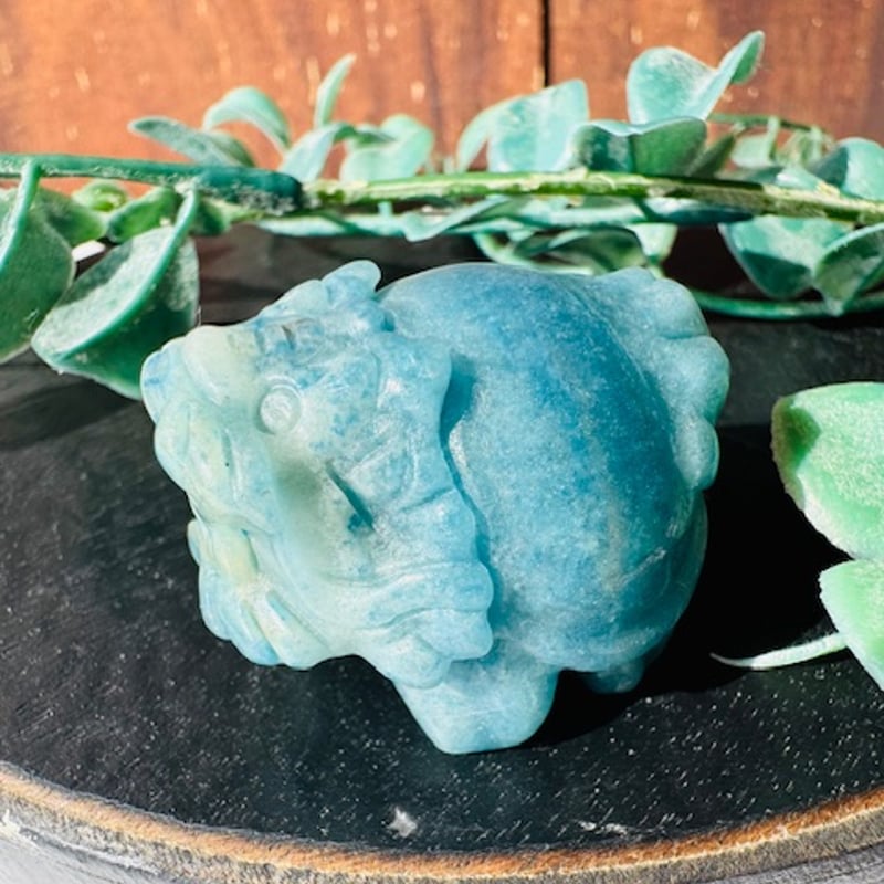 トロレアイト手のひらサイズロングイ龍亀