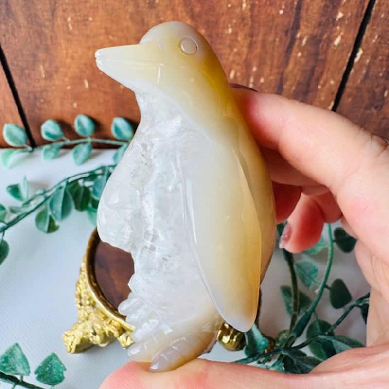 アゲートのペンギン | 天然石と雑貨のお店 Angel's voice