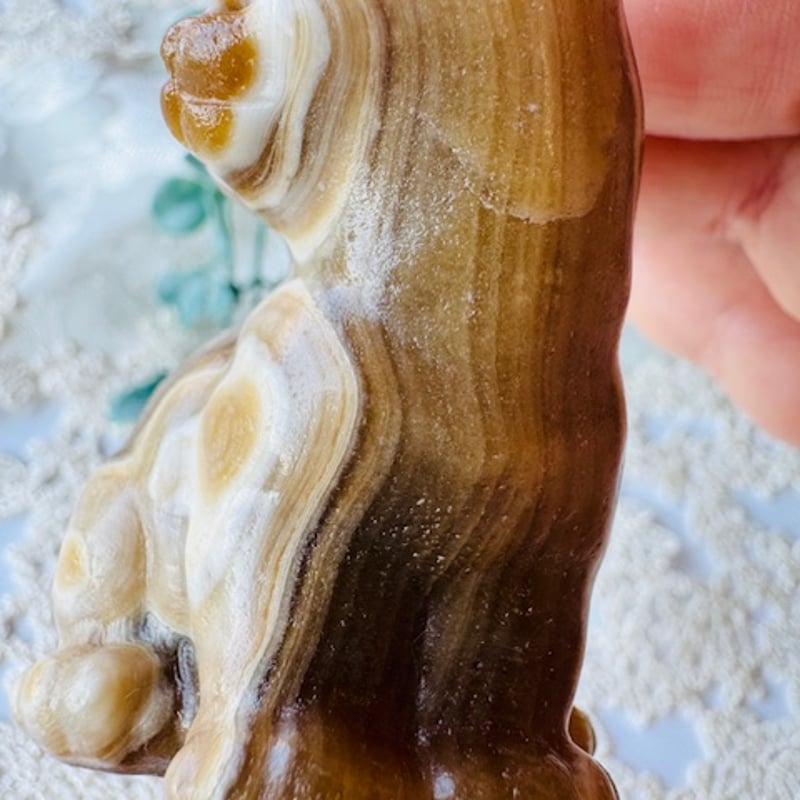 チョコレートカルサイトのネコ | 天然石と雑貨のお店 Angel's voice