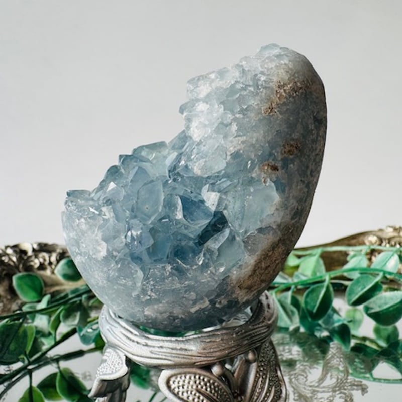 クラスター卵（セレスタイト） セレスタイト 卵型 クラスター 原石 | 天然石 パワーストーン