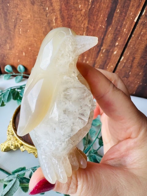 アゲートのペンギン | 天然石と雑貨のお店 Angel's voice