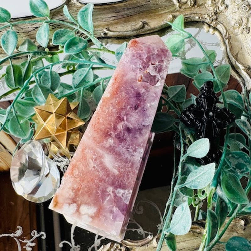 ピンクアメジストと桜瑪瑙共生のポイント | 天然石と雑貨のお店