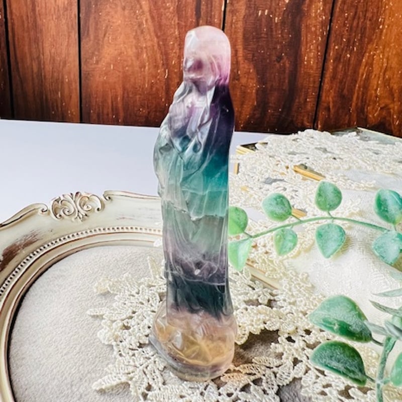 フローライトのマリアさま【A】 | 天然石と雑貨のお店 Angel's voice