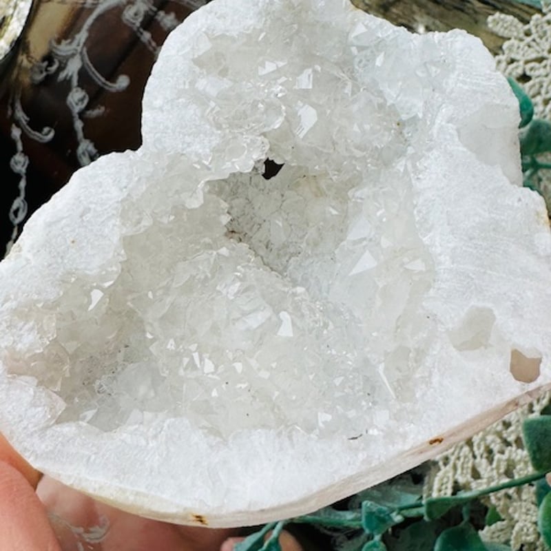 ◇水晶ジオードのハート | 天然石と雑貨のお店 Angel's voice