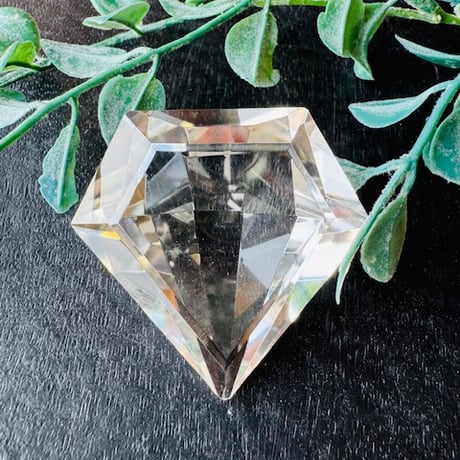 高品質ダイヤモンドファセットカット　スモーキークォーツ　水晶 スモーキークォーツ ルース スクエアファセットカット8×8mm 5粒