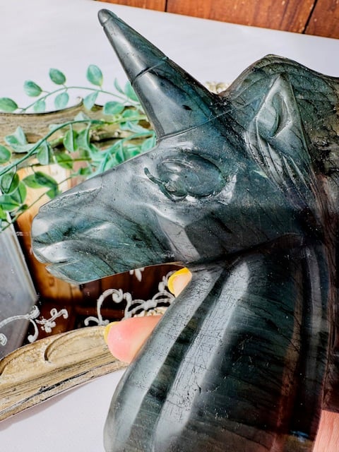 ラブラドライトのユニコーン・天然石 ラブラドライトのユニコーン | 天然石と雑貨のお店 Angel's voice