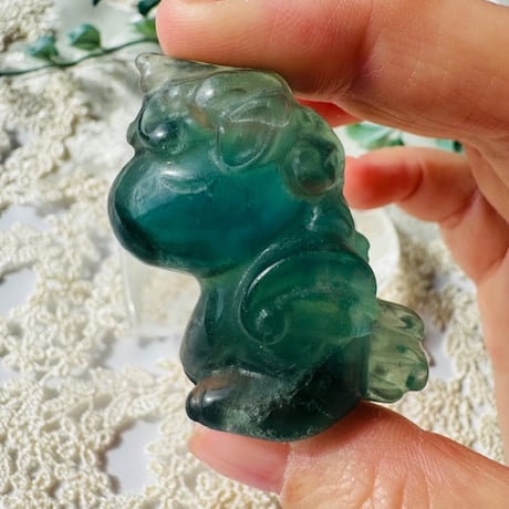 【グリーンフローライトの赤ちゃんユニコーン】🦄💚やさしい感覚を取り戻す癒しの守護石