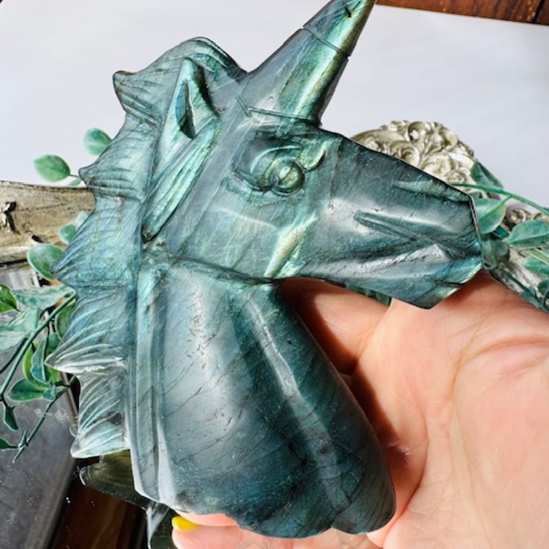 ラブラドライトのユニコーン | 天然石と雑貨のお店 Angel's voice