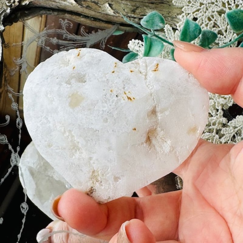 ◇水晶ジオードのハート | 天然石と雑貨のお店 Angel's voice