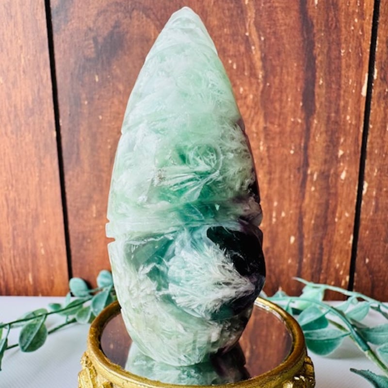 エンジェルフェザーフローライトのノーム | 天然石と雑貨のお店