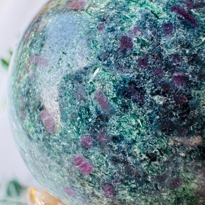 ルビーインカイヤナイトのスフィア | 天然石と雑貨のお店 Angel's voice