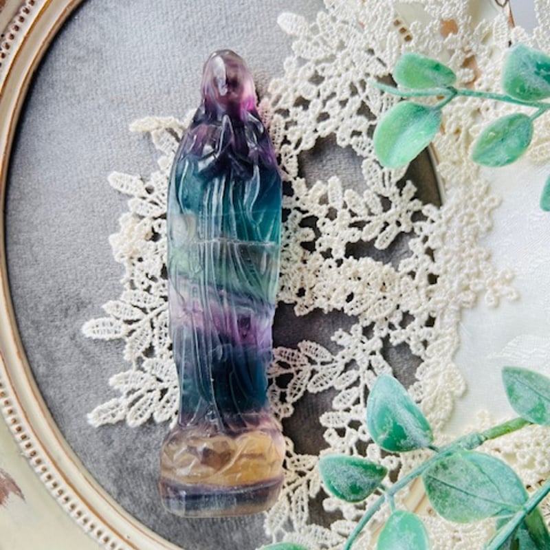 フローライトのマリアさま【A】 | 天然石と雑貨のお店 Angel's voice