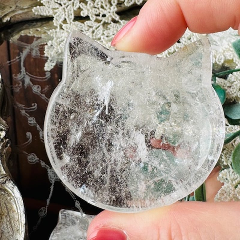 ◇水晶の猫プレート | 天然石と雑貨のお店 Angel's voice