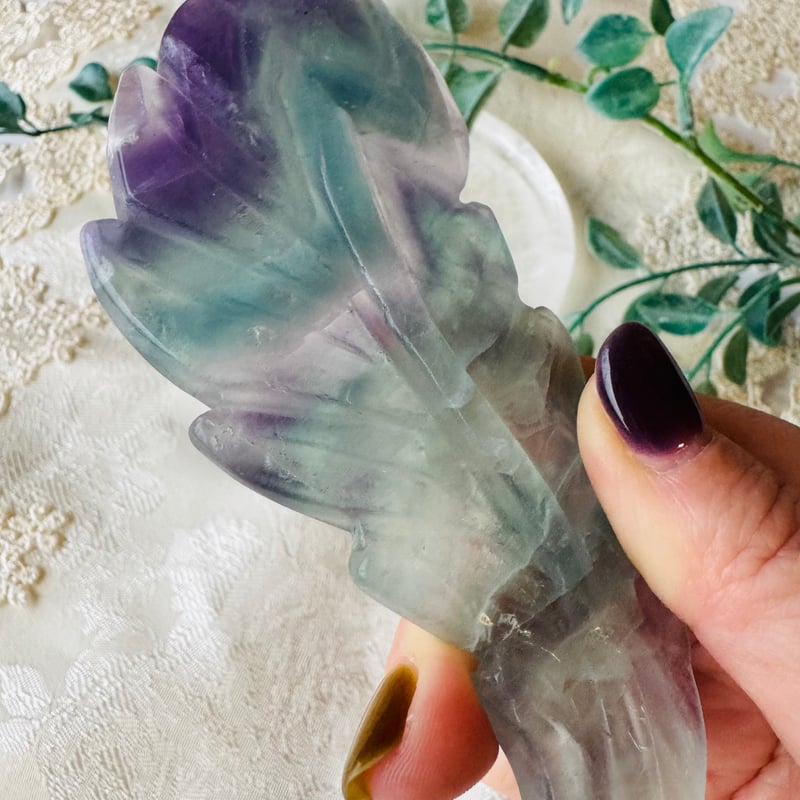 フローライトの羽 | 天然石と雑貨のお店 Angel's voice