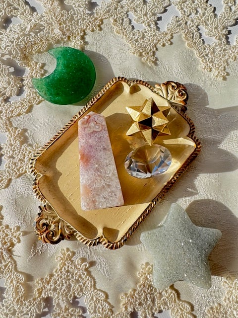 桜瑪瑙とピンクアメジスト共生のポイント【B】 | 天然石と雑貨のお店