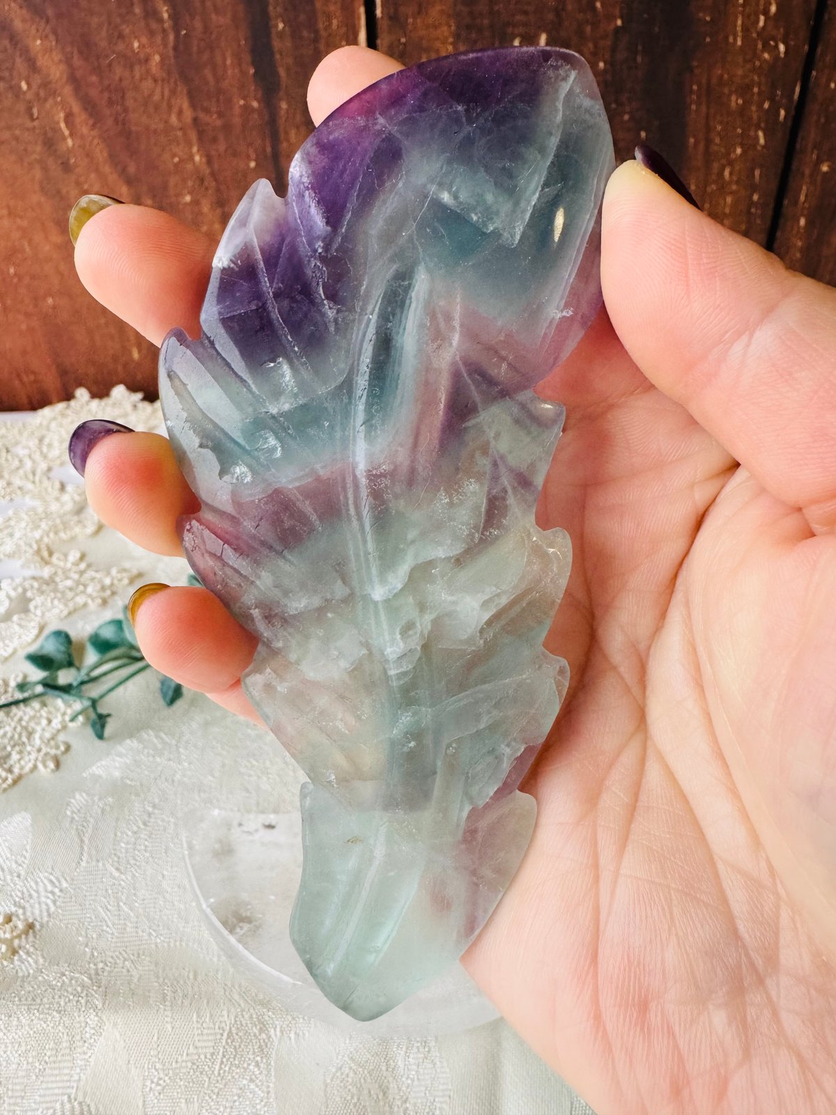 フローライトの羽 | 天然石と雑貨のお店 Angel's voice