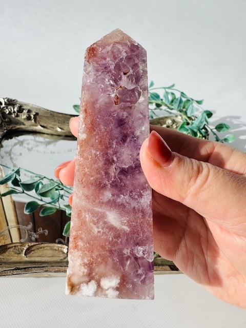 ピンクアメジストと桜瑪瑙共生のポイント | 天然石と雑貨のお店