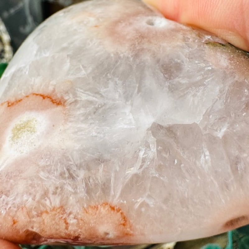 桜瑪瑙のハート | 天然石と雑貨のお店 Angel's voice