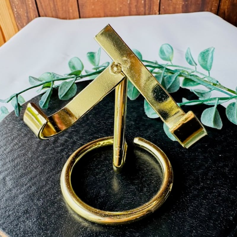 ゴールドタイチンルチルスフィア 19mm 台座付 ギラギラオーラ