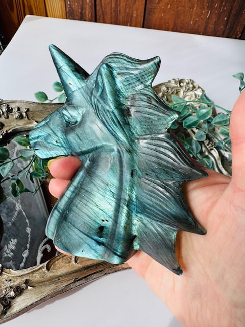 ラブラドライトのユニコーン・天然石 ラブラドライトのユニコーン | 天然石と雑貨のお店 Angel's voice