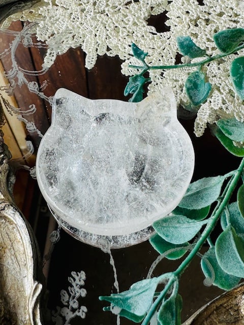 ◇水晶の猫プレート | 天然石と雑貨のお店 Angel's voice
