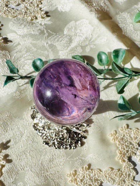 ◇アイリスアメジストのスフィア | 天然石と雑貨のお店 Angel's voice