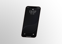 スマホ壁紙 Wave ブラック