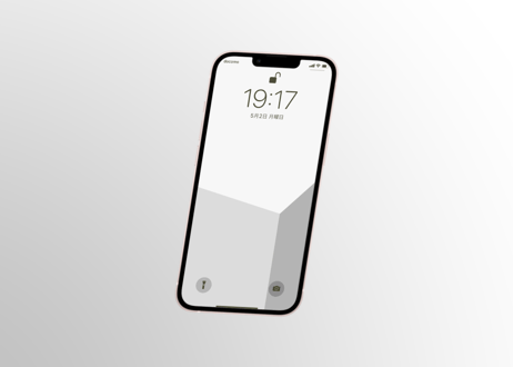 スマホ壁紙 シンプルボックス ライト