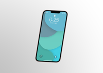 スマホ壁紙 Overlap グリーン