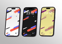 スマホ壁紙 Ambition 全3色セット