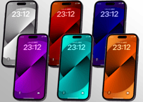 スマホ壁紙 GlowWiper 全6色セット