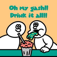 Oh my gash!! Drink at all!!