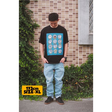 顔いっぱいいっぱいTee